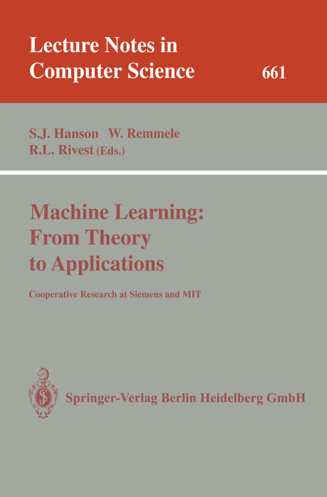 Machine Learning: From Theory to Applications