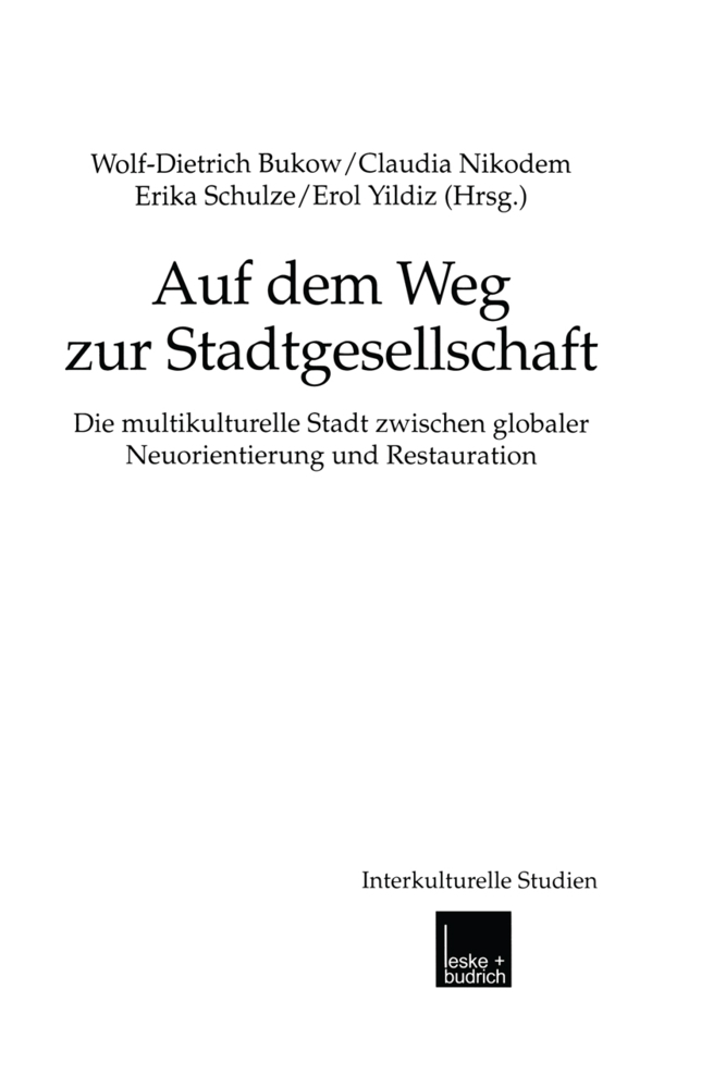 Auf dem Weg zur Stadtgesellschaft