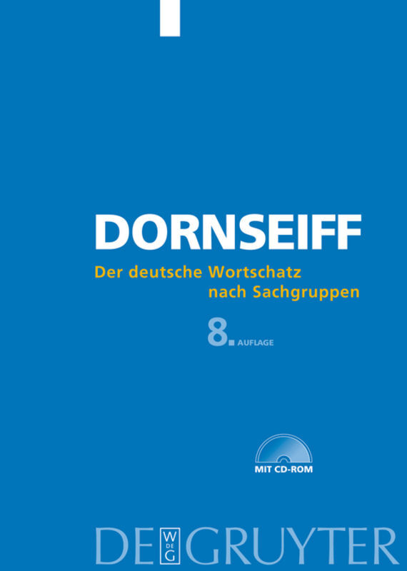 Der deutsche Wortschatz nach Sachgruppen, 2 Teile