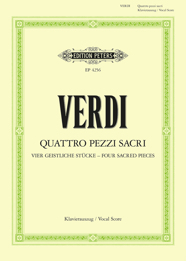 4 Sacred Pieces/4 Pezzi Sacri, complete