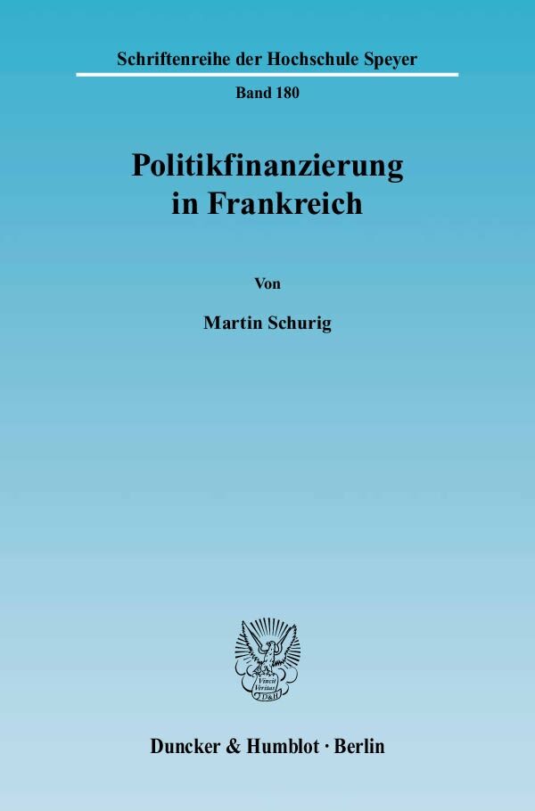 Politikfinanzierung in Frankreich.