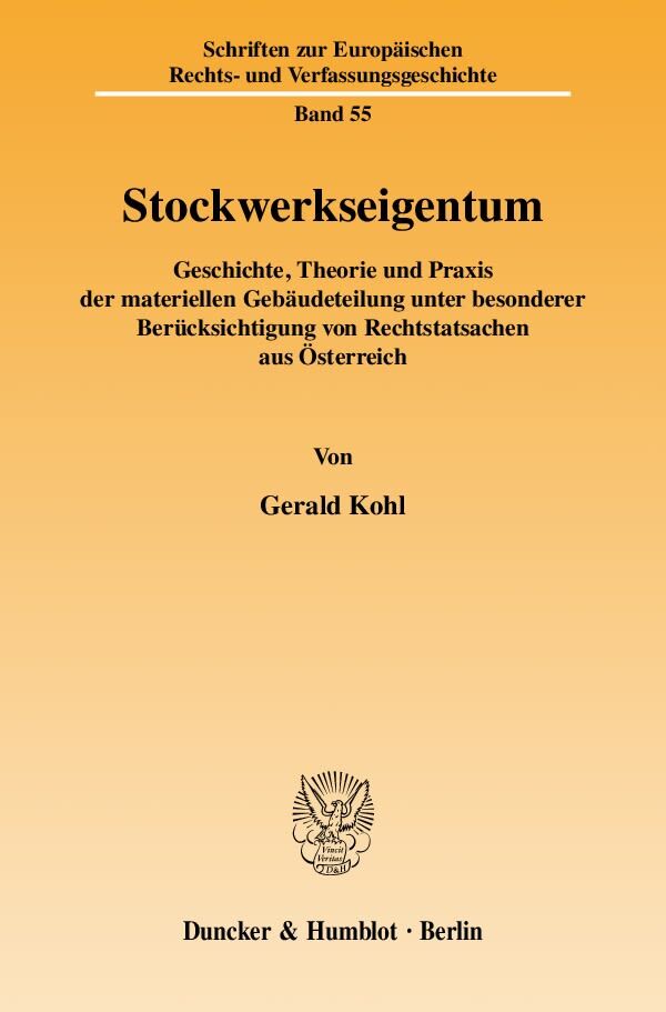 Stockwerkseigentum.