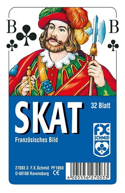 Skat, Französisches Bild (Spielkarten)