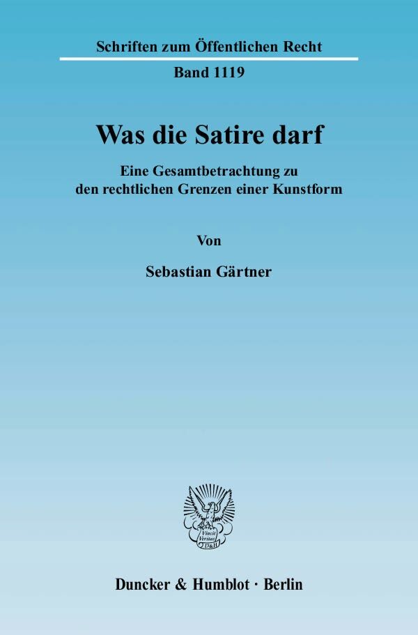 Was die Satire darf.