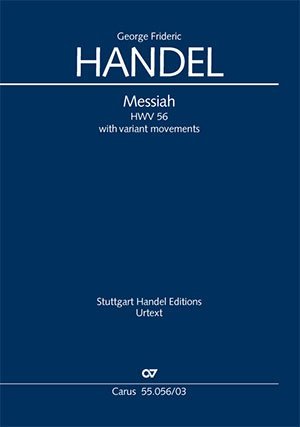 Der Messias HWV 56, Klavierauszug, m. Variantensätzen