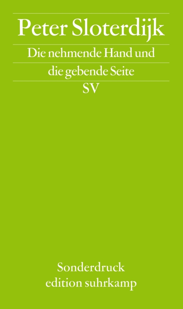 Die nehmende Hand und die gebende Seite