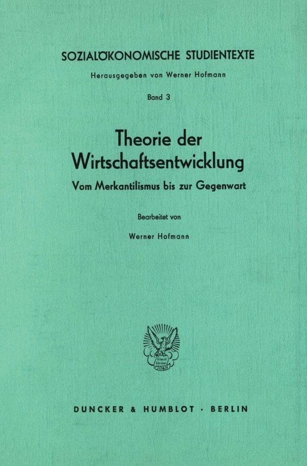 Sozialökonomische Studientexte.