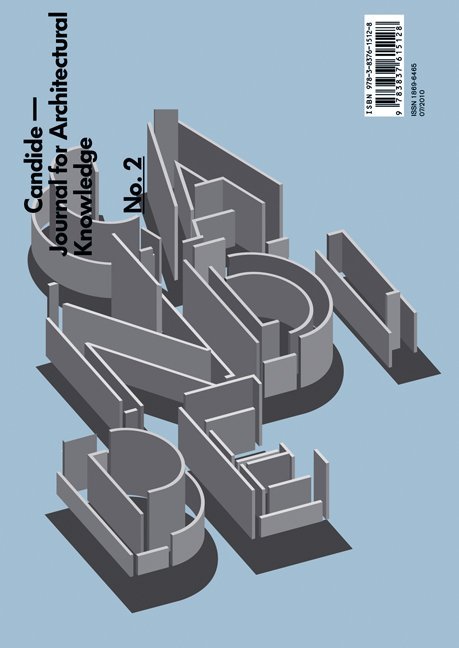 Candide. Journal for Architectural Knowledge Heft 2. No.2