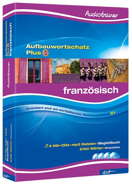 Audiotrainer Aufbauwortschatz Plus Französisch, m. 4 Audio-CD, m. 1 Buch, 1 Audio-CD
