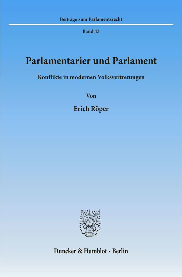 Parlamentarier und Parlament.