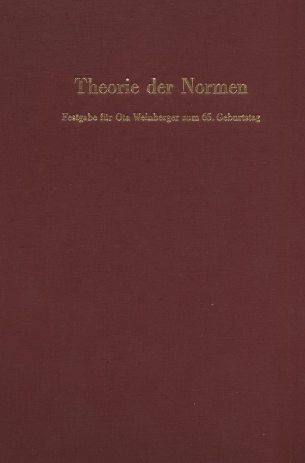 Theorie der Normen.