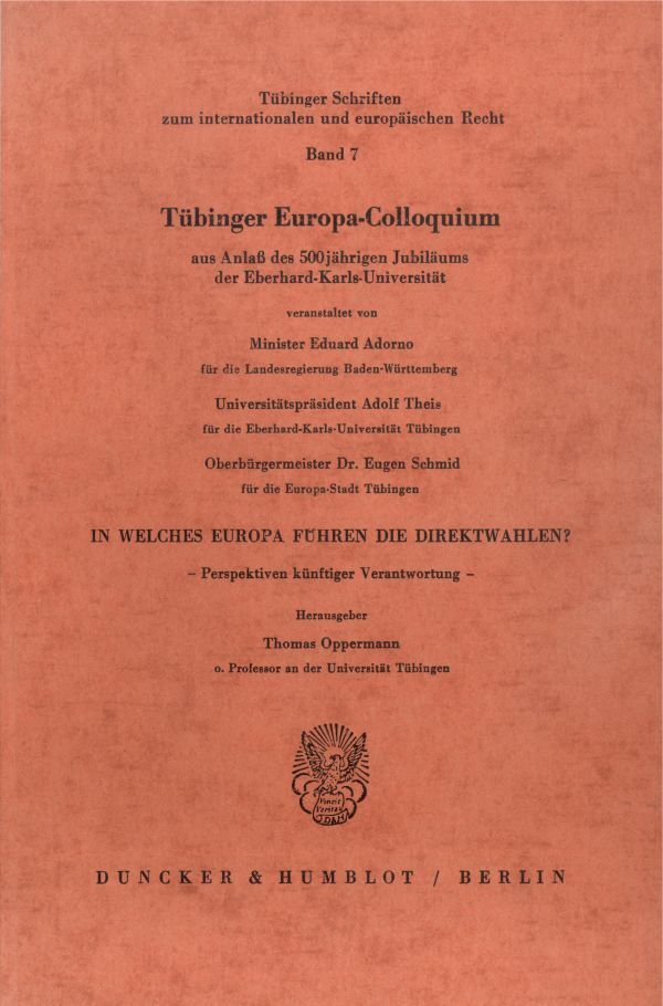 In welches Europa führen die Direktwahlen?