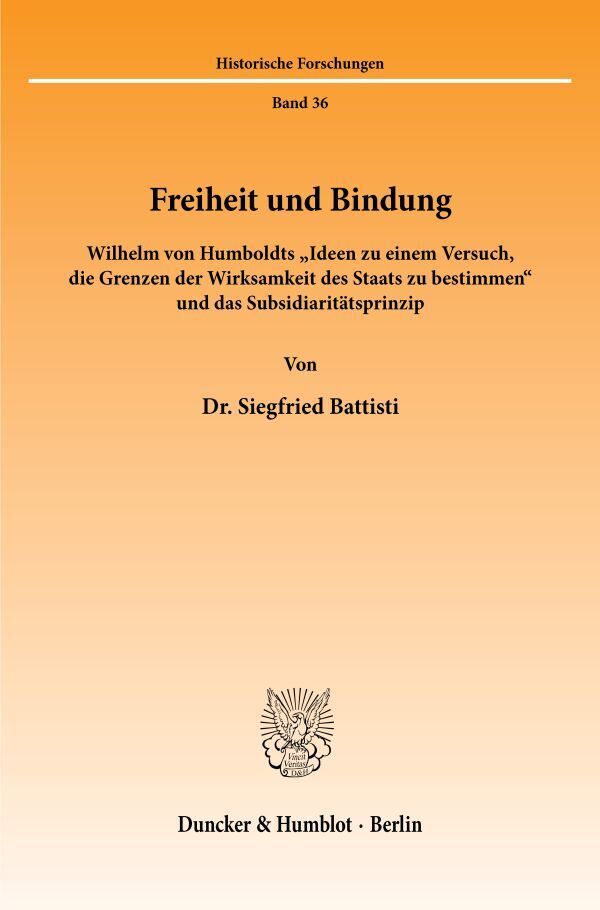 Freiheit und Bindung.