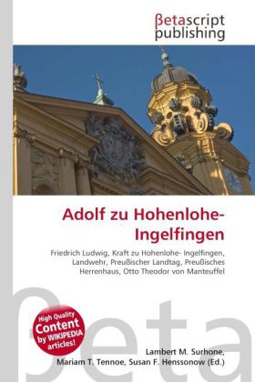 Adolf zu Hohenlohe-Ingelfingen
