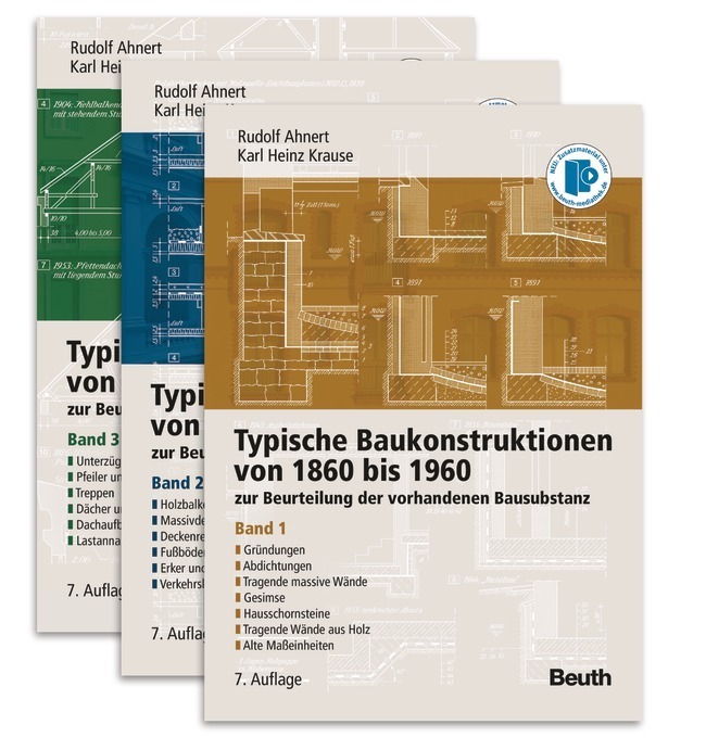Typische Baukonstruktionen von 1860 bis 1960, 3 Bde.