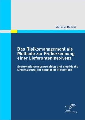 Das Risikomanagement als Methode zur Früherkennung einer Lieferanteninsolvenz