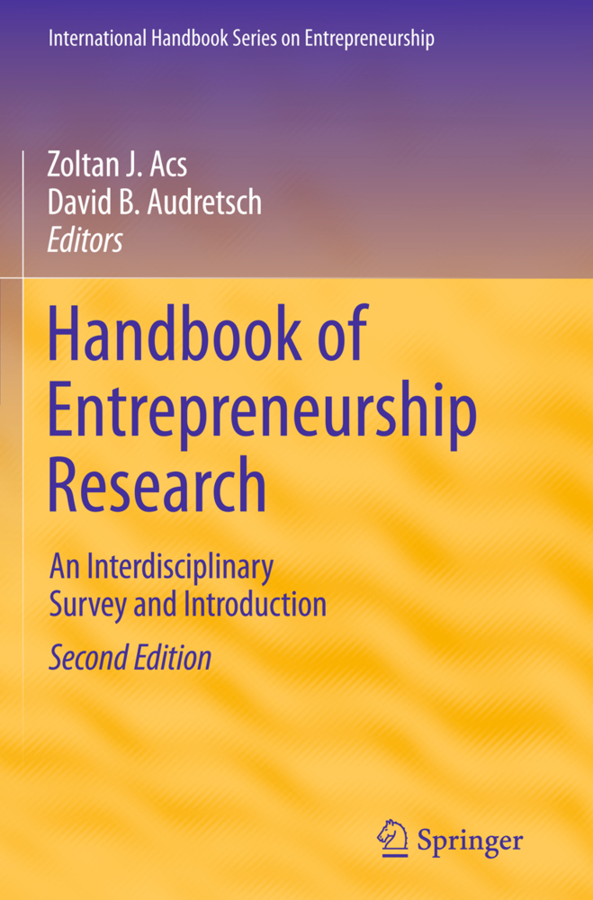 Handbook of Entrepreneurship Research