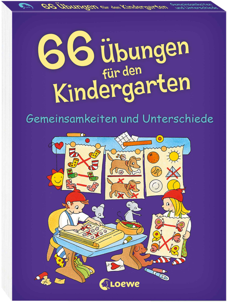66 Übungen für den Kindergarten, Gemeinsamkeiten und Unterschiede