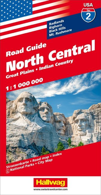 Hallwag USA Road Guide North Central