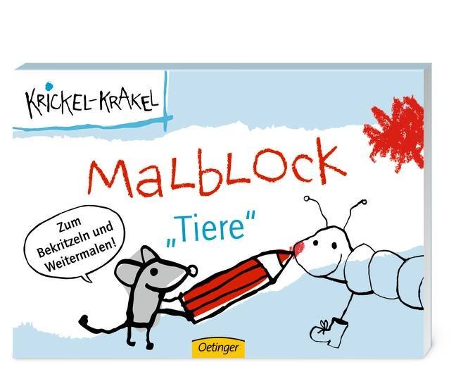 Krickel-Krakel. Malblock Tiere