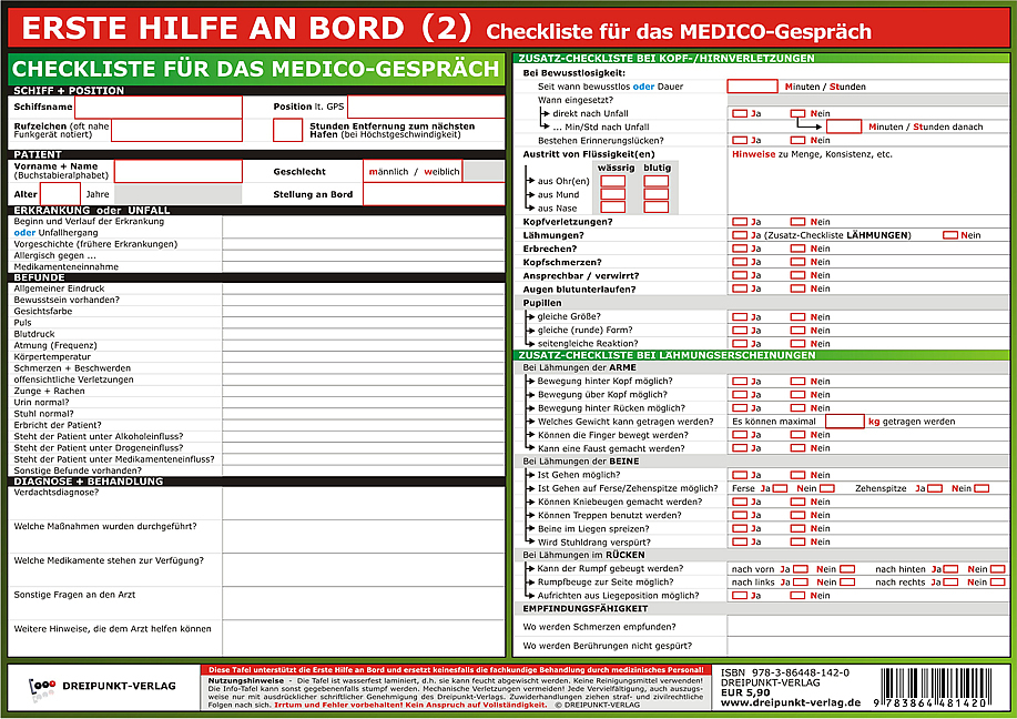 Erste Hilfe an Bord (2). Bd.2