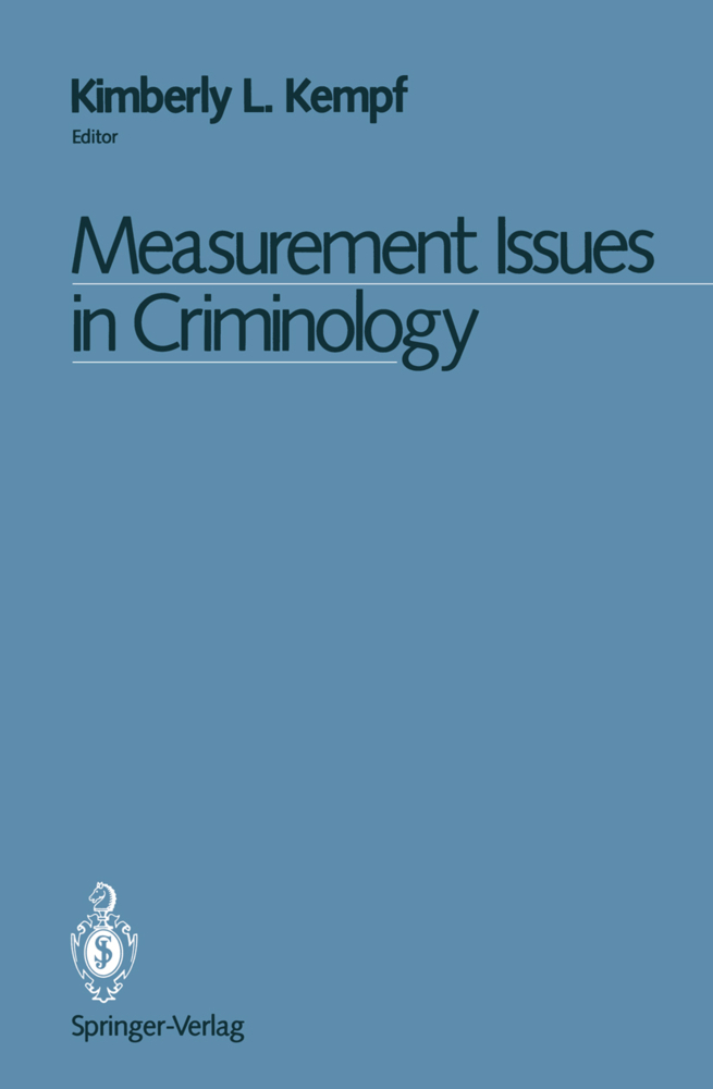 Measurement Issues in Criminology