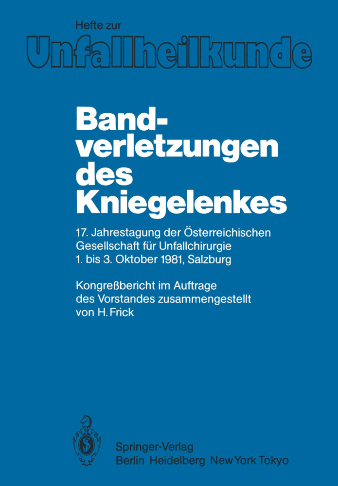 Bandverletzungen des Kniegelenkes