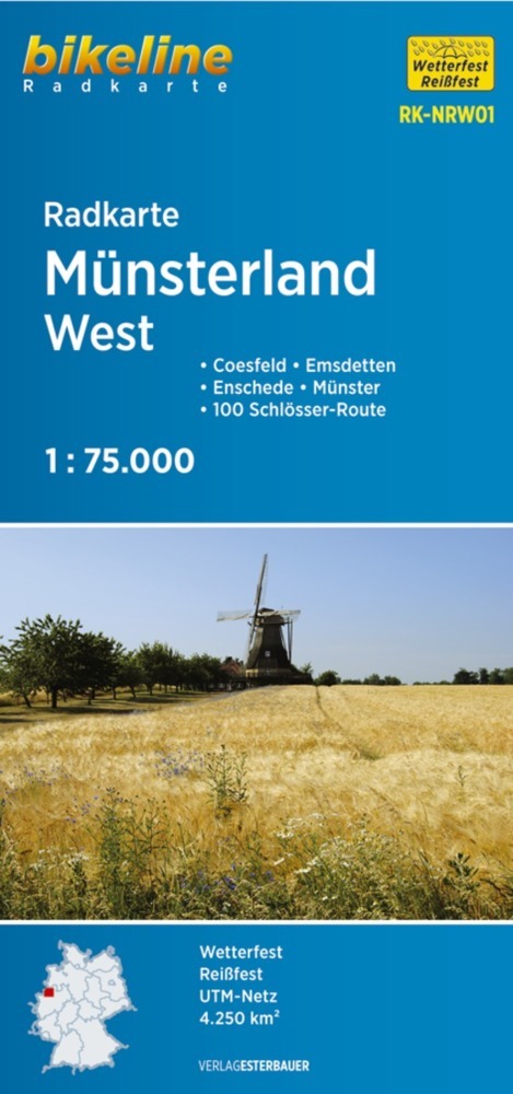 Bikeline Radkarte Münsterland West