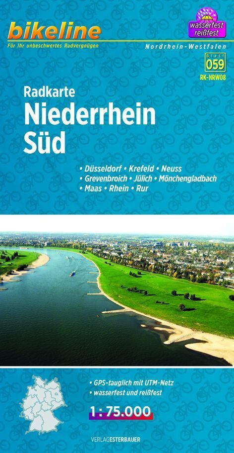 Bikeline Radkarte Niederrhein Süd