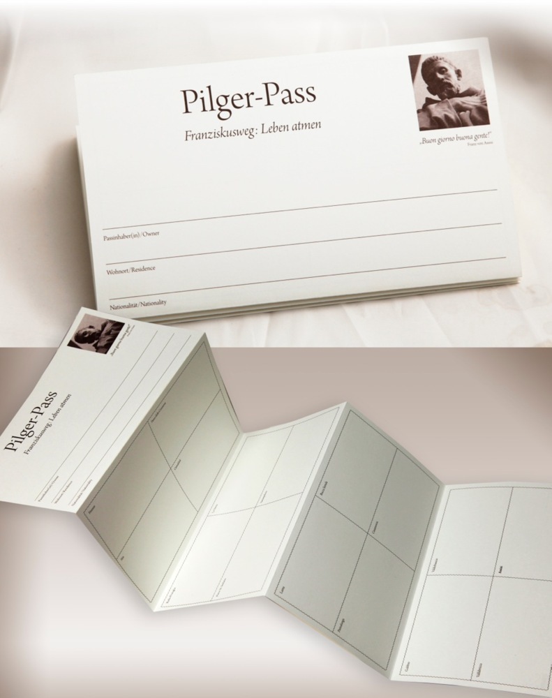 Pilgerpass Franziskusweg - Leben atmen
