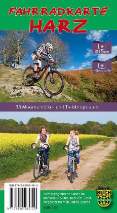 Fahrradkarte Harz, 2 Bl.