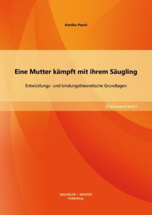 Eine Mutter kämpft mit ihrem Säugling
