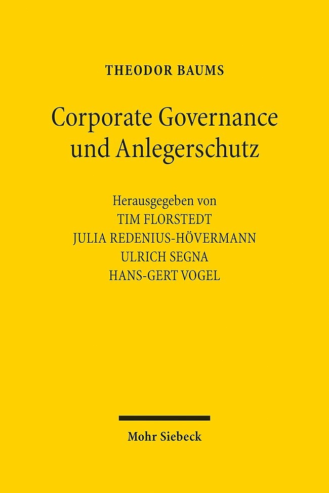 Corporate Governance und Anlegerschutz