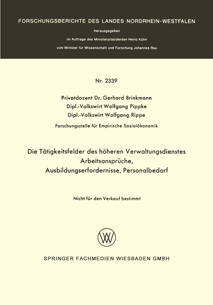 Die Tätigkeitsfelder des höheren Verwaltungsdienstes