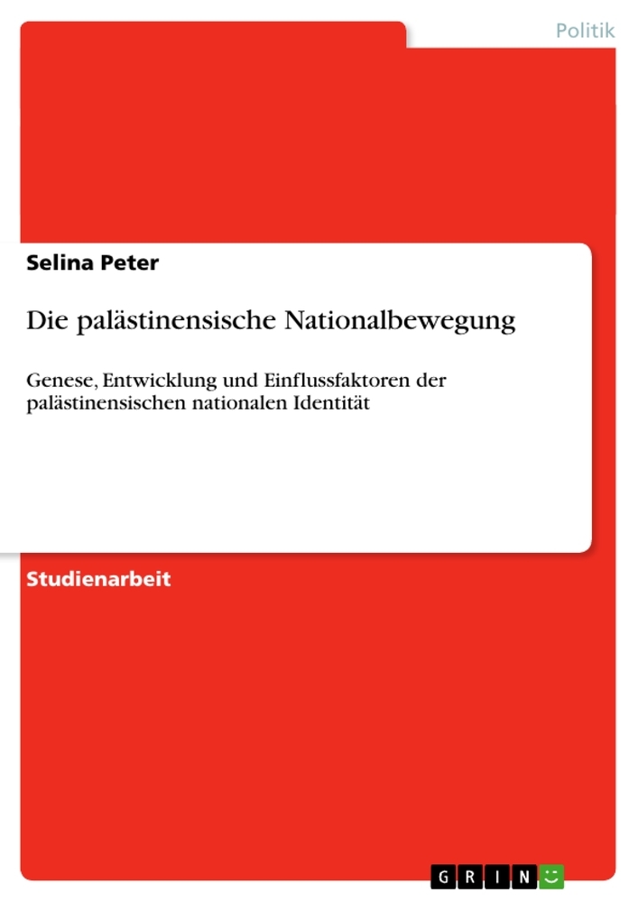 Die palästinensische Nationalbewegung