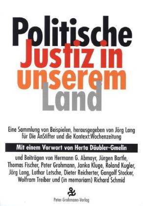 Politische Justiz in unserem Land