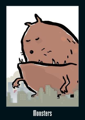 Monsters (Stand-Up Mini Poster DIN A5 Portrait)