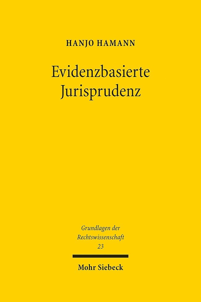 Evidenzbasierte Jurisprudenz