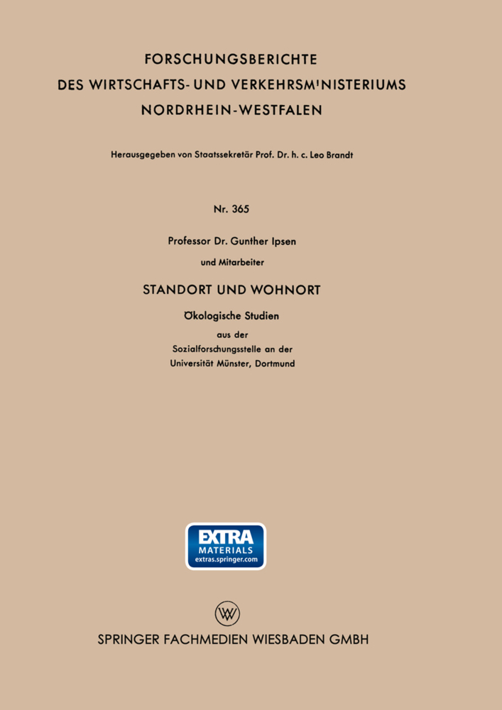 Standort und Wohnort, 2 Bde.