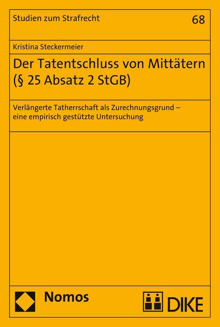Der Tatentschluss von Mittätern (§ 25 Absatz 2 StGB)