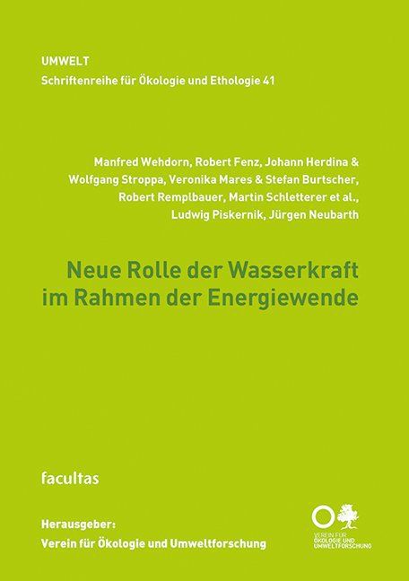 Neue Rolle der Wasserkraft im Rahmen der Energiewende