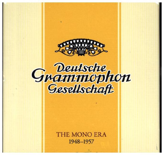 Deutsche Grammophon Gesellschaft - The Mono Era 1948-1957, 51 Audio-CDs (Limited Edition)