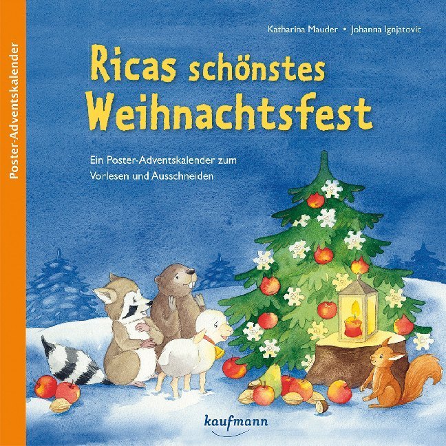 Ricas schönstes Weihnachtsfest. Ein Poster-Adventskalender zum Vorlesen und Ausschneiden, m. 1 Beilage