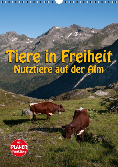 Tiere in Freiheit - Nutztiere auf der Alm (Wandkalender 2017 DIN A3 hoch)
