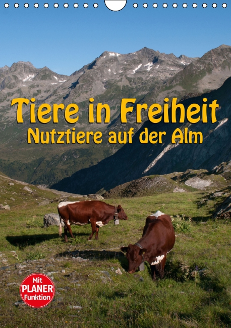 Tiere in Freiheit - Nutztiere auf der Alm (Wandkalender 2017 DIN A4 hoch)