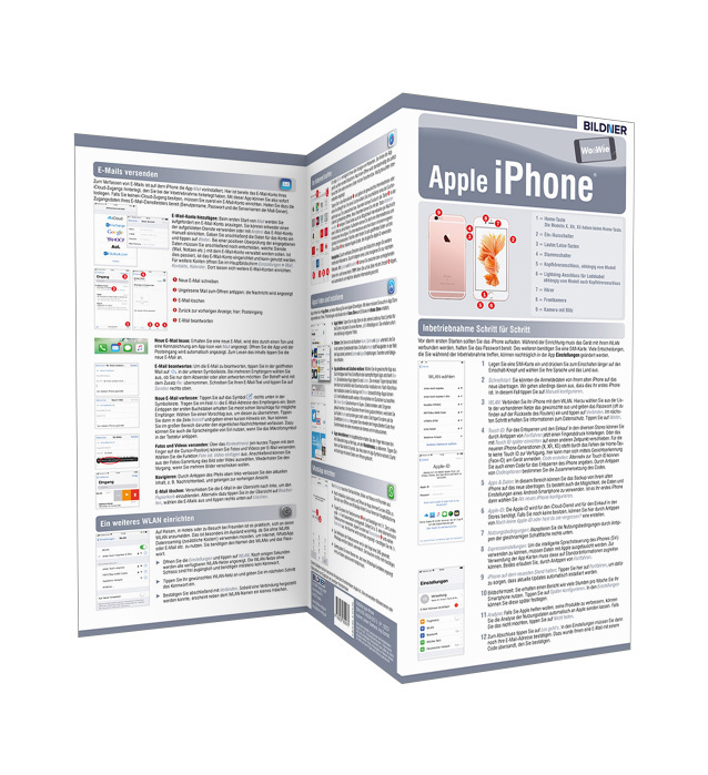 Apple iPhone mit iOS 9, 1 Falttafel