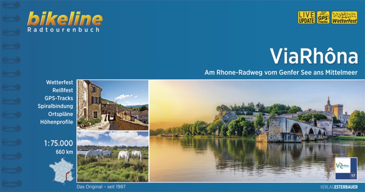 Bikeline Radtourenbuch Via Rhôna