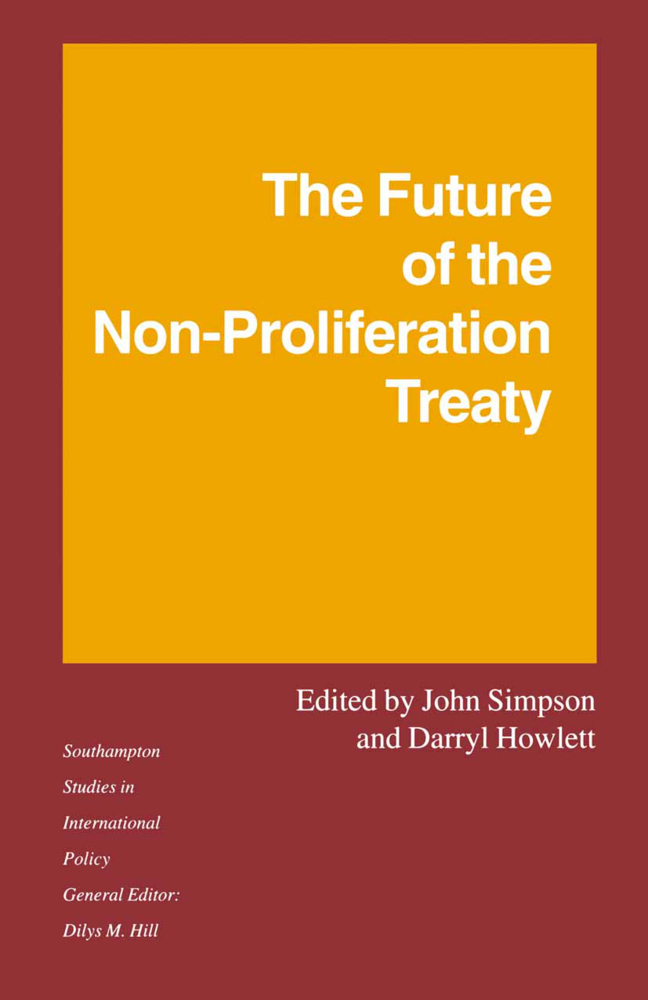 The Future of the Non-Proliferation Treaty