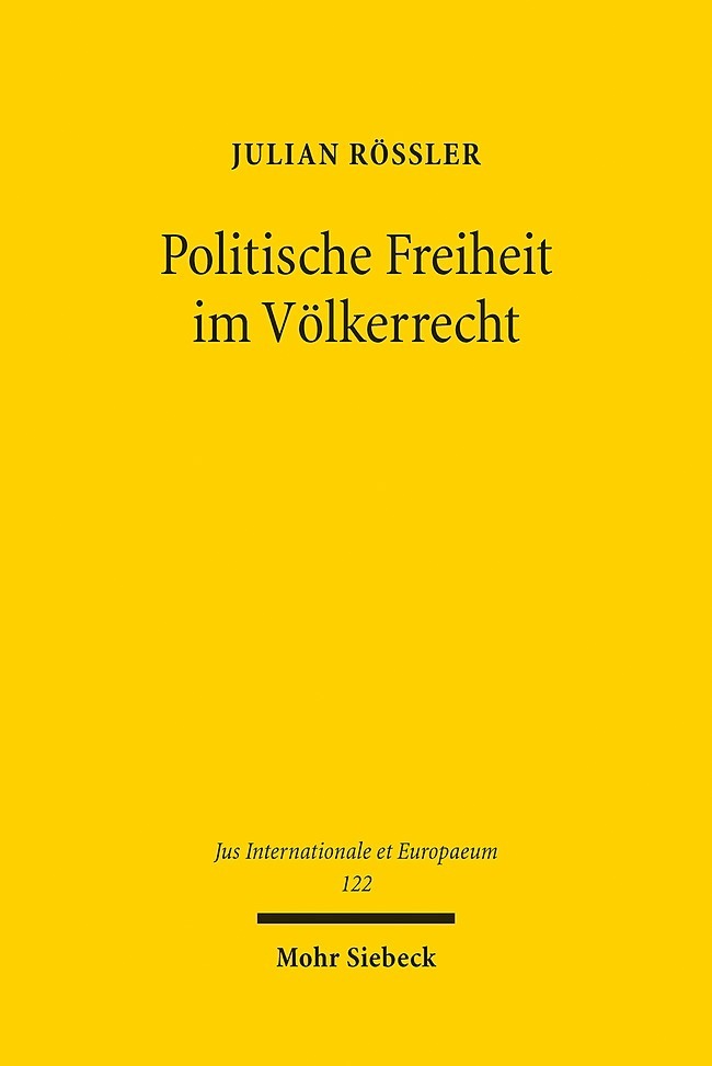 Politische Freiheit im Völkerrecht