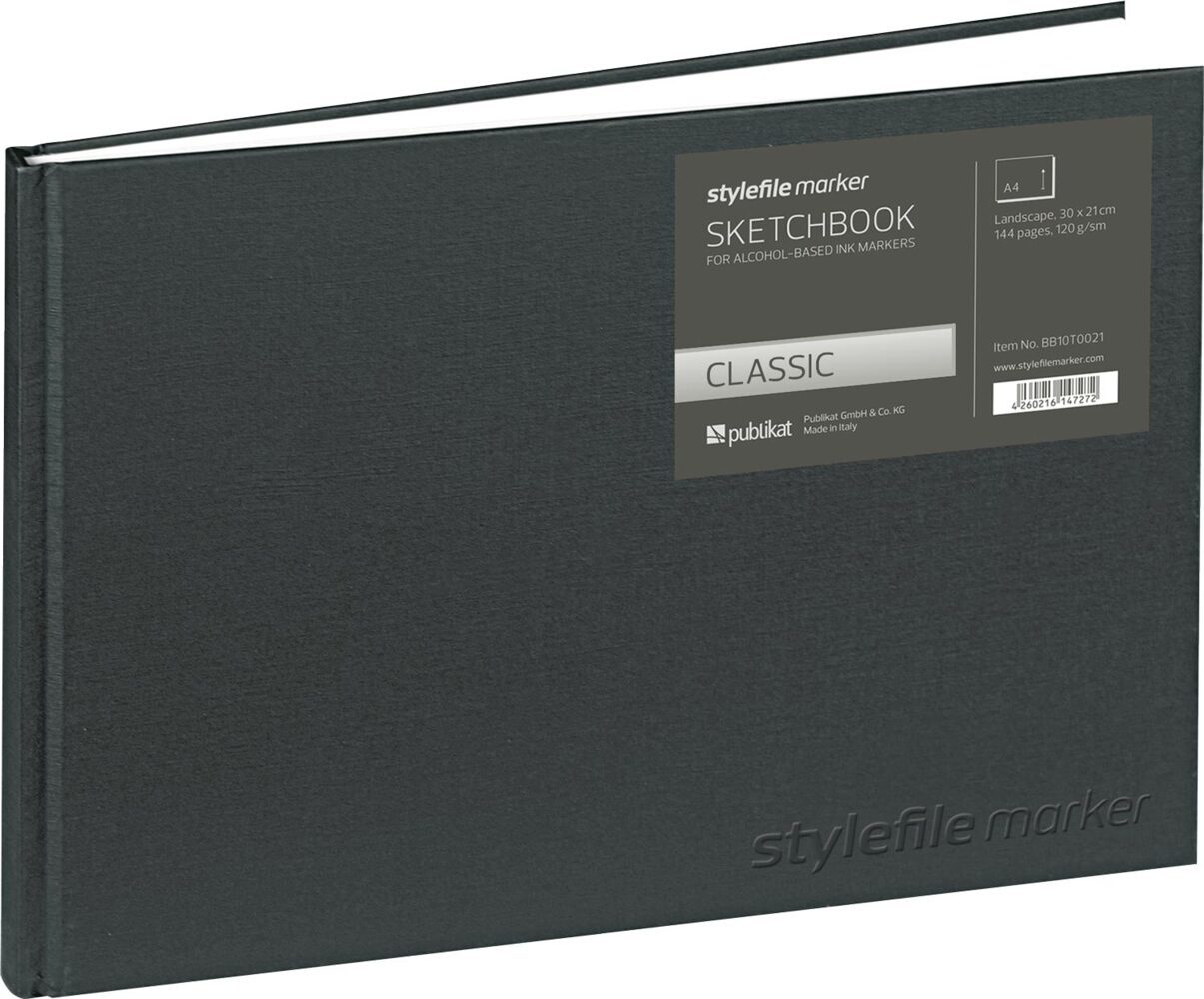 Stylefile Marker Classic Sketchbook / Skizzenbuch Din A4 horizontal